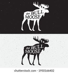 1,344 Bull Moose Silhouette Images, Stock Photos & Vectors | Shutterstock