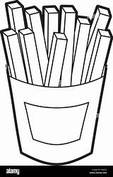 Coloring Pages Of Fries sketch template