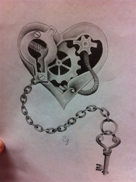 Key to my heart tattoo idea | Tattoo inspiration | Pinterest | Ideas, Heart and My heart