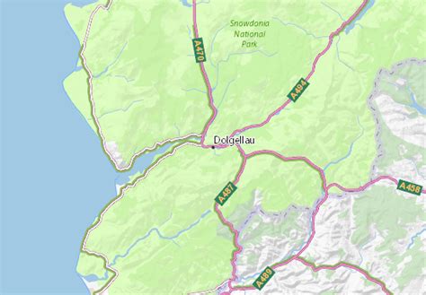 MICHELIN Dolgellau map - ViaMichelin