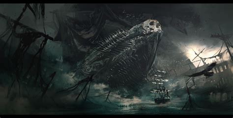 ArtStation - The Leviathan, Alessandro Paviolo | Dark fantasy art ...