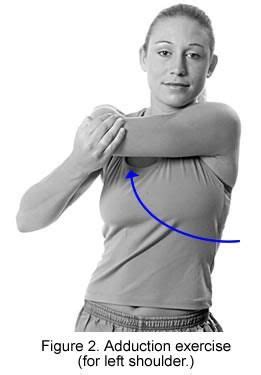 Horizontal Adduction Shoulder | Frozen shoulder exercises, Frozen shoulder, Shoulder workout