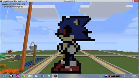 Sonic.exe Pixel Art Minecraft