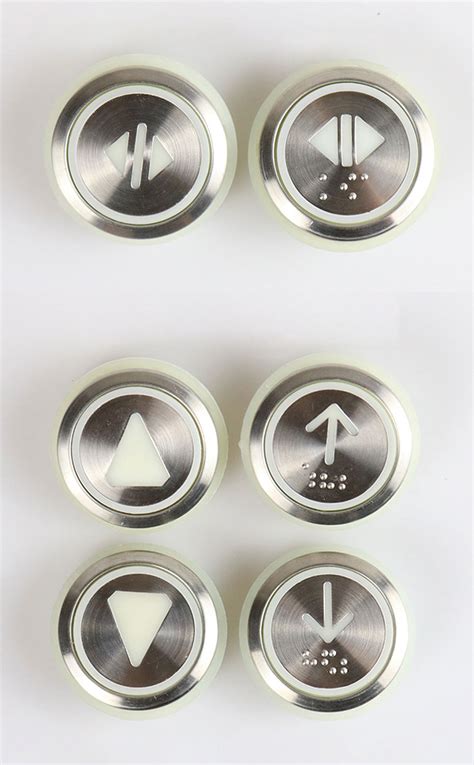 KONE Elevator Push Button KDS50 KDS300 Stainless Steel Braille Button