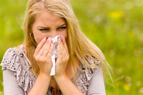 Woman With A Hay Fever Free Stock Photo - Public Domain Pictures