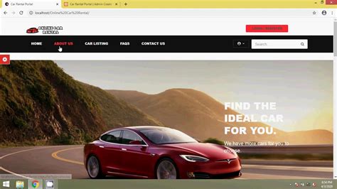 Online Car Rental System's Project Using PHP - YouTube