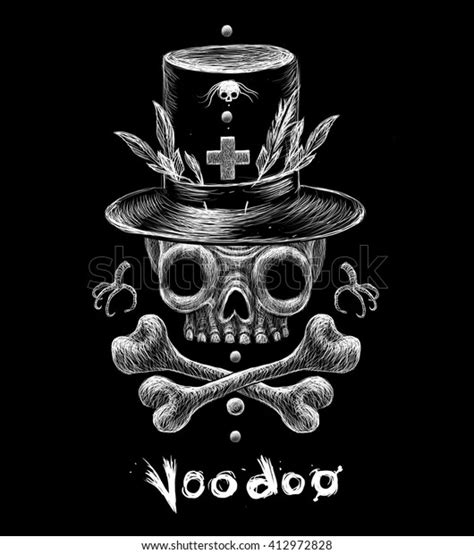 Voodoo Skull Voodoo Symbols Stock Illustration 412972828 | Shutterstock