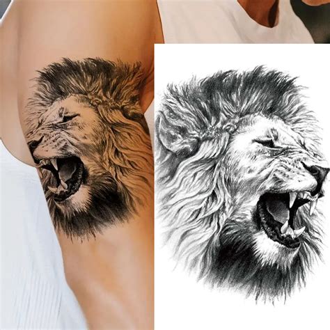 Leo Lion Tattoo - TheWildLifeJewelry