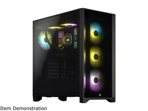 Corsair iCue 4000x RGB Mid-Tower PC Case - town-green.com