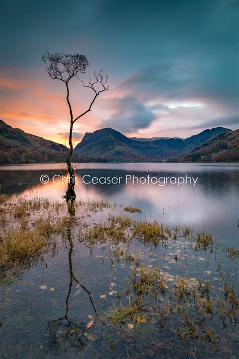 Autumn Sunrise, Buttermere - Chris Ceaser Photography