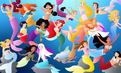 All the disney Mermaids by https://www.deviantart.com/willemijn1991 on @DeviantArt | Mermaid ...