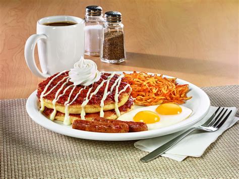 Cinnamon Roll Pancake Breakfast - Denny's Canada