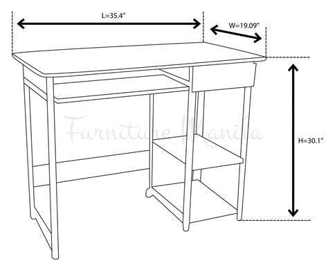 7013 Computer Table | Home & Office Furniture Philippines