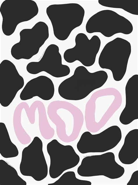 moo wallpaper | Cow print wallpaper, Cow wallpaper, Pink wallpaper iphone