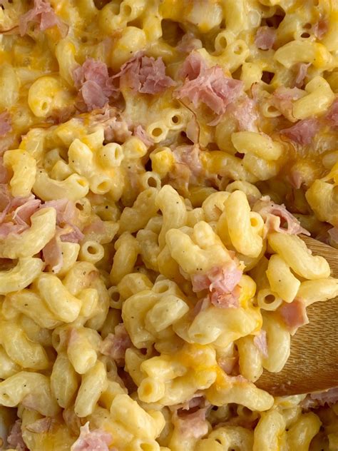 Macaroni & Cheese Ham Casserole | Together as Family