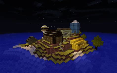 Island Village Minecraft Map