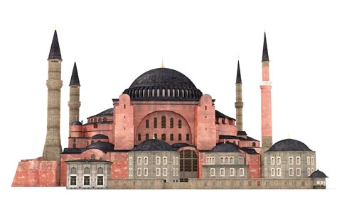 Hagia sophia 3D model - TurboSquid 1427492