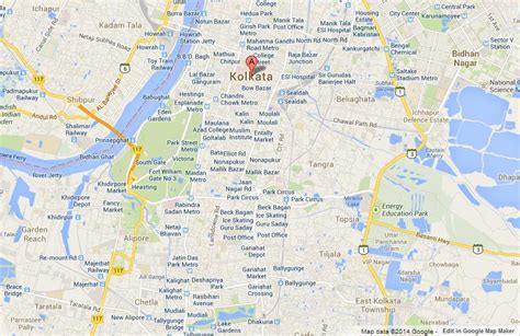 Map of Kolkata