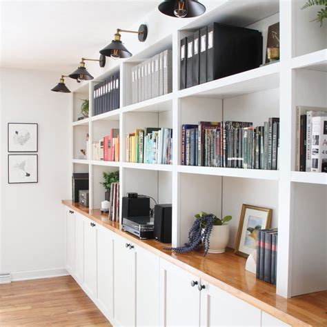 DIY Built In Bookcases