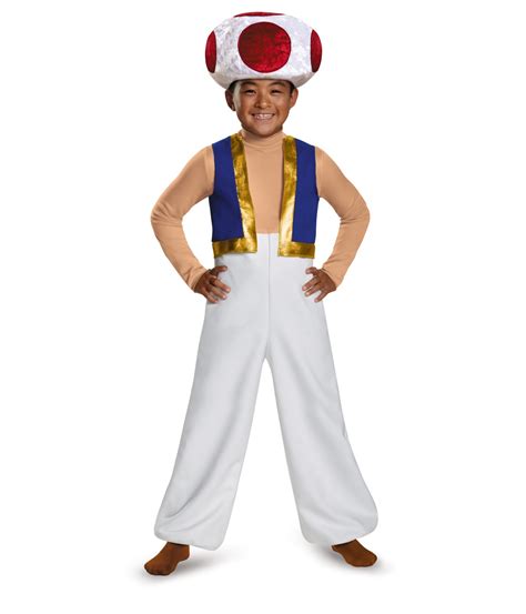 Toad Boys Super Mario Costume - Video Game Costumes