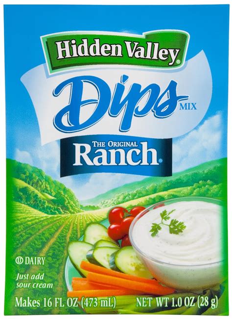 hidden valley ranch dip mix into dressing