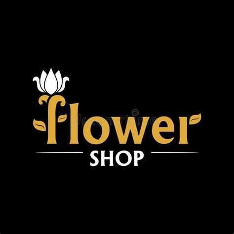 Vector Logo for Flower Shop. Stock Illustration - Illustration of modern, banner: 118045819