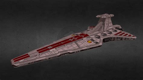 Republic Venator-class Star Destroyer - 3D model by barraganap [cb4bee1] - Sketchfab