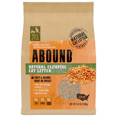 Abound® Natural Clumping Cat Litter, 8.5 lb - Kroger