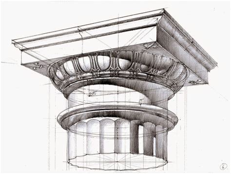 Doric Column Drawing at PaintingValley.com | Explore collection of Doric Column Drawing