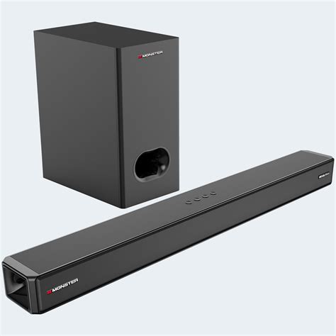 2.1.2 Channel Dolby Atmos Soundbar with Wireless Subwoofer | Monster