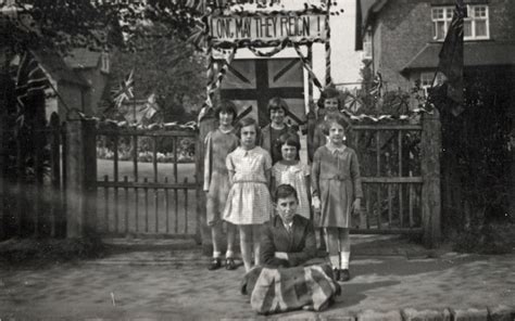 Postcard of Children celebrating the Coronation of King George VI ...