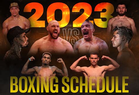 Boxing Calendar 2023 - Top Boxing Fights of the Year | RDX Sports