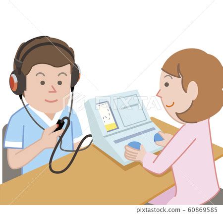 Hearing test - Stock Illustration [60869585] - PIXTA