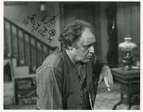 Rod Steiger - On the Waterfront/Al Capone/Dr. Zhivago/Oklahoma!/Signed Photo | #3881121129