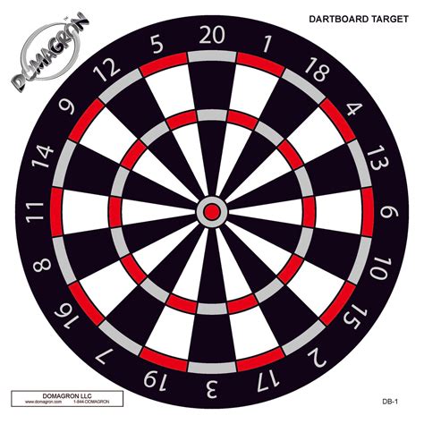 Dart Board Shooting Target (100 Pack)– DOMAGRON