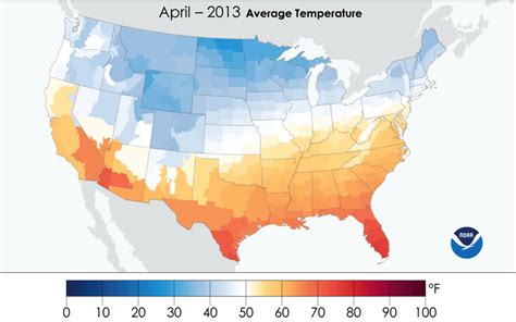 Average Monthly Temperature Map