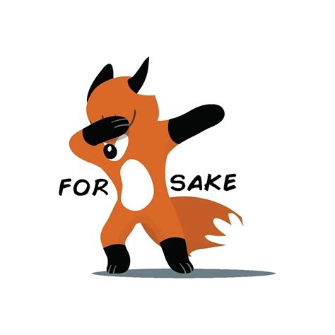 For The Sake Of Foxes, Puns, Funny Animals, Cute, Rude Car Stickers, Stickers, Accessories ...