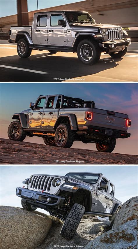 Jeep Gladiator Trim Levels: Comparison, Towing Capacity, and More!