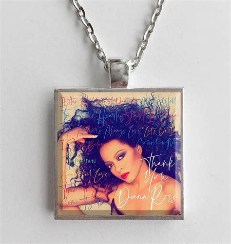 Diana Ross - Thank You - Album Cover Art Pendant Necklace – Hollee