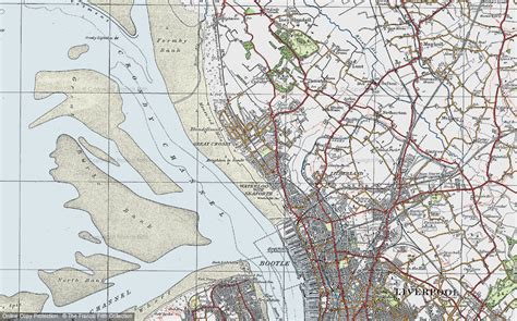 Historic Ordnance Survey Map of Crosby, 1923 - Francis Frith