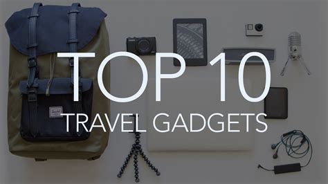 Top 10 Travel Gadgets - YouTube