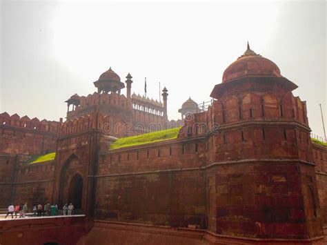 Colourful Old Architecture Inside Red Fort in Delhi India, Famous Red Fort Inside View Stock ...