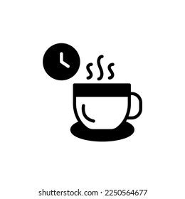 Break Time Icon Vector Logotype Stock Vector (Royalty Free) 2250564677 | Shutterstock