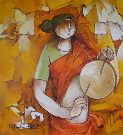 Thapas | Oil on Canvas | On Line Art Gallery | Master Painter Pon Raghunathan | Latest Paintings ...