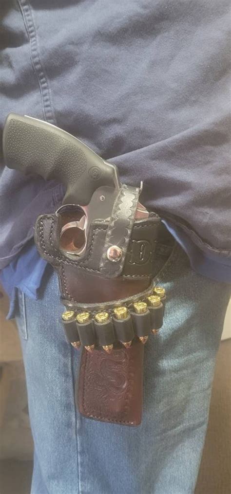 Custom Holster for Colt Anaconda With Your Initials and Ammo | Etsy India