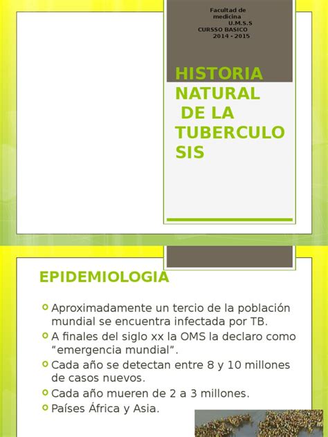 historia natural de la tuberculosis | Tuberculosis | Medicina CLINICA