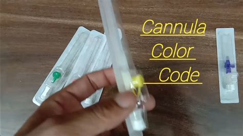 Iv Cannula Size And Color Code | Cannula Color Code | #Cannula Colour And Size | - YouTube