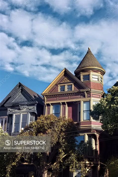 Victorian architecture, San Francisco, California, U. S. A. - SuperStock