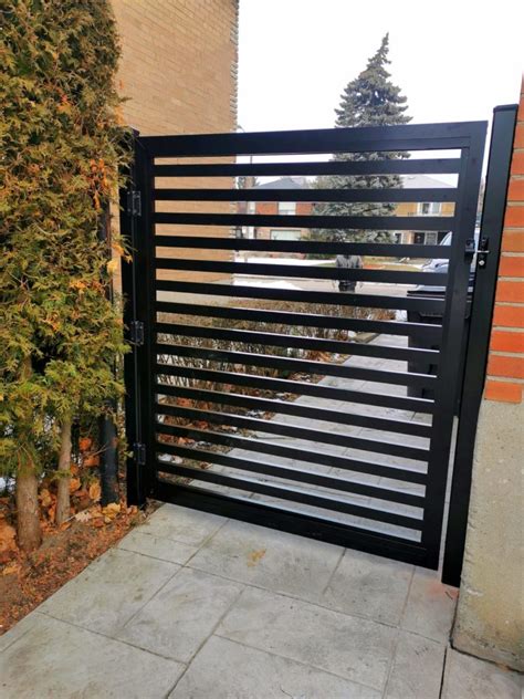 Aluminum Semi-Privacy Gate - Aluminum Fence Panels Canada