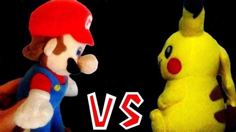 Plush Fighter: Mario Vs Pikachu - YouTube